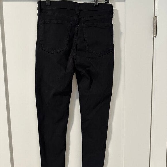 Topshop Jamie High Waist Skinny Jeans | Black | Size 28 - Picture 3 of 4